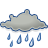 [An icon of a raincloud from the GNOME icon theme]